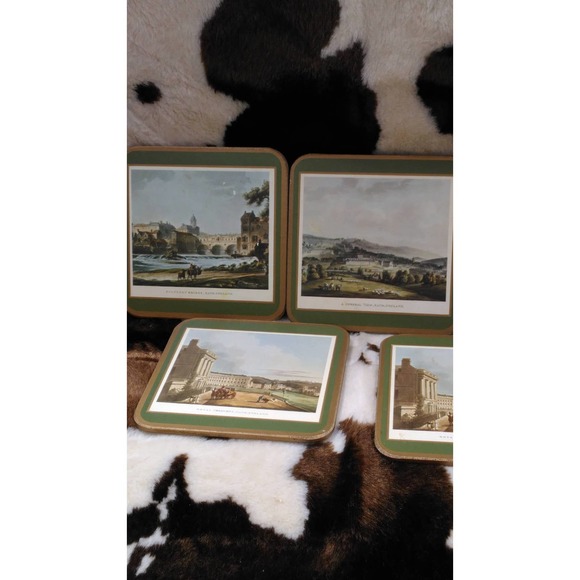 Pimpernel 5 Traditional Coaster  Bath England Pulteney Bridge Royal Crescent (1) - Picture 4 of 7